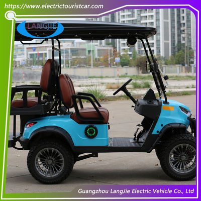 4 Wheel Electric Golf Cart 4 chỗ ngồi AC Motor Dry Battery 48V Resort Car Cho khách sạn