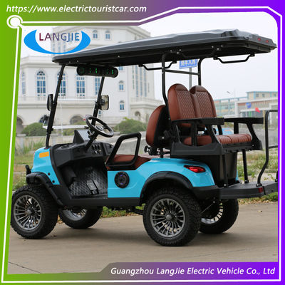 Xe điện tốc độ thấp 4 chỗ AC Motor Electric Golf Cart Cho xe nghỉ dưỡng