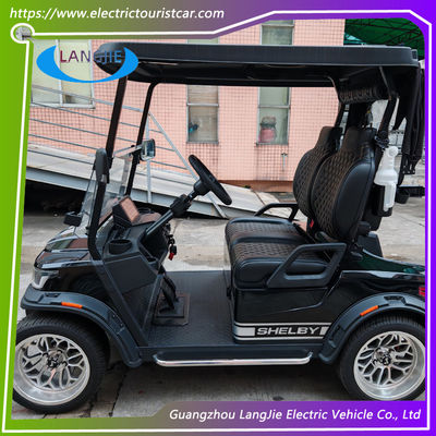 2 chỗ ngồi xe điện AC Motor Club xe đẩy với 2pcs gương chiếu phía sau cho Resort