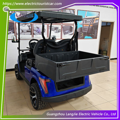 Xe golf pin 48v màu trắng, hai câu lạc bộ xe khách
