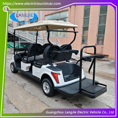 Electric Golf Buggy 2 chỗ ngồi với động cơ AC 48 Volt Club Car cho khách sạn sân bay