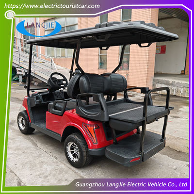 Xe điện bốn chỗ ngồi 48 Volt Xe câu lạc bộ với đèn phanh phía sau cho bãi đậu xe