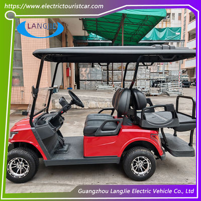 4 chỗ ngồi 4 bánh xe golf điện AC thuê xe du lịch cho phố đi bộ