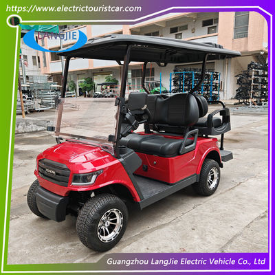 Xe điện bốn chỗ ngồi 48 Volt Xe câu lạc bộ với đèn phanh phía sau cho bãi đậu xe