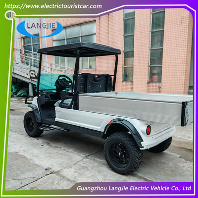 Động cơ AC 48v Xe tải điện Mini 2 chỗ ngồi xe golf điện với mái nhà để đậu xe