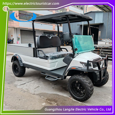 Động cơ AC 48v Xe tải điện Mini 2 chỗ ngồi xe golf điện với mái nhà để đậu xe