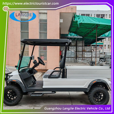 Màu trắng 2 ghế xe tải hành lý điện với động cơ AC để đậu xe