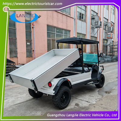 2 chỗ ngồi xe hành lý điện 48V AC Động cơ điều khiển pin chạy xe tải để đậu xe