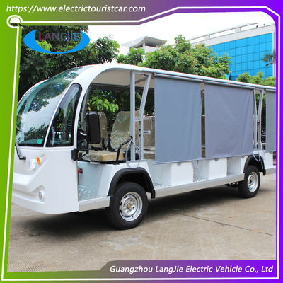 Tùy chỉnh Park University Electric Car Tour Với 14 chỗ ngồi 72V 5.5KW pin khô