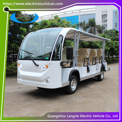 4 bánh xe điện 14 chỗ ngồi xe buýt tham quan điện 72V 7.5KW AC Motor Max.Speed 30 Km/H