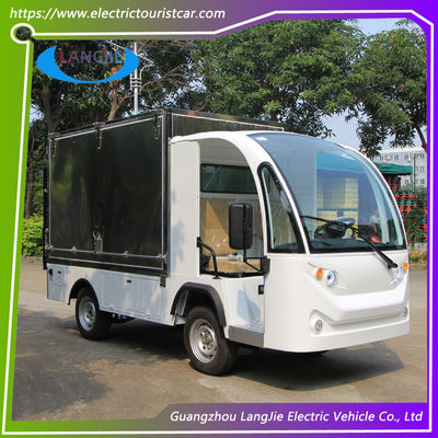 Loại hàng hóa Sân bay pin chạy 2 chỗ xe hành lý điện Xe vận chuyển hàng hóa Để gửi thực phẩm