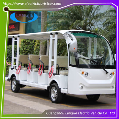 Phong cách 14 người Xe du lịch điện ACmotor Xe buýt du lịch điện7.5KW Cho khách sạn