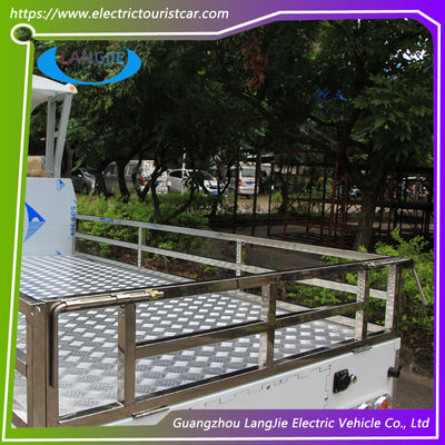 0.9 Ton Hai chỗ xe điện AC Electric Hotel Buggy Xe với hàng hóa cho sân bay