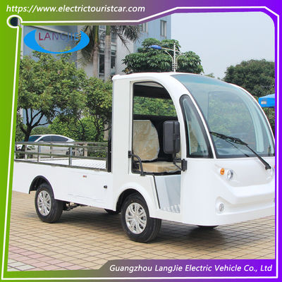 Xe giao hàng điện màu trắng 2 chỗ AC 48V Xe tiện ích chạy bằng điện cho nhà máy