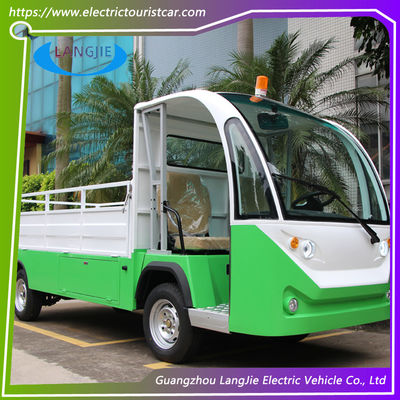 0.9 tấn 2 chỗ xe hành lý điện với AC Động cơ xe tải điện 48v cho nhà máy