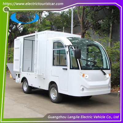 Giá tốt. Xe tải chở hai thực phẩm Xe chở hành lý điện Giỏ hàng kèm theo thùng hàng 900kg trực tuyến