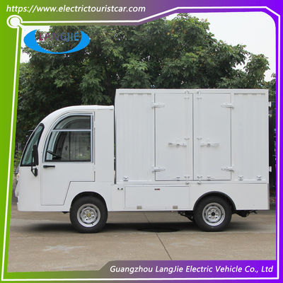 Xe tải chở hai thực phẩm Xe chở hành lý điện Giỏ hàng kèm theo thùng hàng 900kg