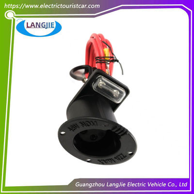 CIub Car Electric Golf Cart Charging Socket With Three Core Round Head 101802101 Các thiết bị điện để sạc xe