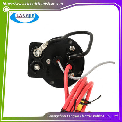 CIub Car Electric Golf Cart Charging Socket With Three Core Round Head 101802101 Các thiết bị điện để sạc xe