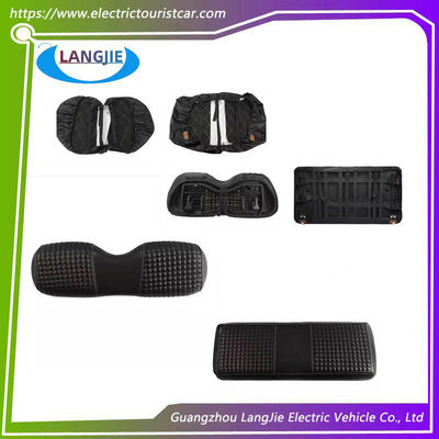 Câu lạc bộ xe golf Xe DS Đen hình vuông nhỏ Nệm ghế trước chống nước và chống nứt Nắp ghế đệm