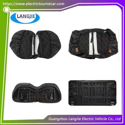Câu lạc bộ Xe DS Golf Xe đệm phía trước Hình kim cương đôi Ghế Đen Thiết bị phụ kiện