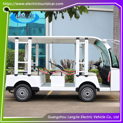 8 chỗ ngồi Mini xe du lịch điện 48V động cơ AC sân bay xe hành lý với mái nhà cho khu nghỉ dưỡng