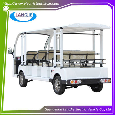 11 chỗ ngồi xe điện tốc độ thấp 72V 7.5KW Mini xe điện du lịch cho xe nghỉ dưỡng