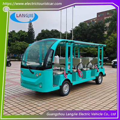 7.5kW AC Motor 11 chỗ ngồi Xe du lịch điện Tốc độ tối đa 30km/h Đối với giao thông công cộng