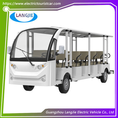 17 người 72V động cơ xoay chuyển động 4 bánh xe du lịch điện cho đường đi bộ thành phố