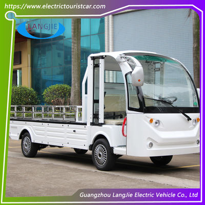 72V 7.5KW AC Motor Electric Luggage Cart With Cargo Box And 2 Seater Golf Cart Màu trắng cho khách sạn