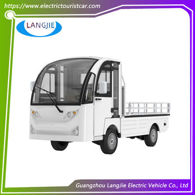 2 chỗ ngồi xe golf màu trắng AC 48V 5KW xe điện tiện ích với hộp hàng hóa