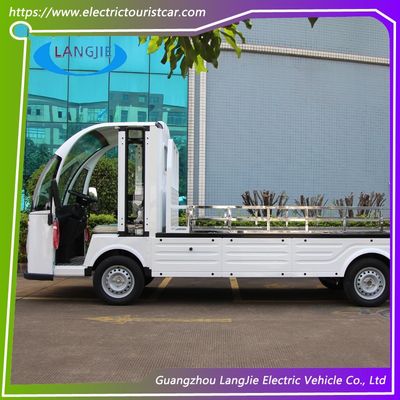 72V 7.5KW AC Motor Electric Luggage Cart With Cargo Box And 2 Seater Golf Cart Màu trắng cho khách sạn