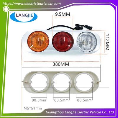 Bốn bánh xe du lịch điện EAGLE Đường chiếu sáng phía sau Lắp ráp đèn sau Khóa đèn ống xả