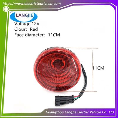 4 bánh xe điện tham quan xe 11MM đèn ngược LVTONG xe vệ sinh đèn đuôi phía sau
