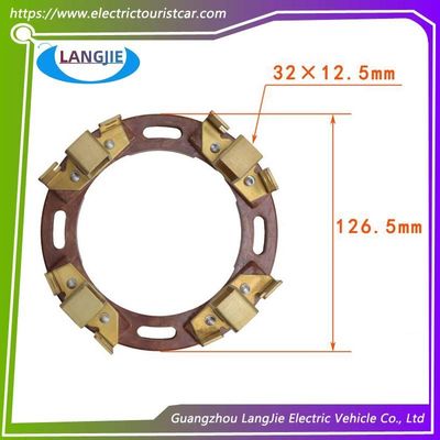 Bốn bánh xe điện tham quan và xe tuần tra LVTONG Motor Carbon Brush Holder Assembly Components