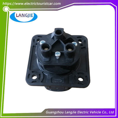 Xe du lịch điện xe tuần tra xe LVTONG 48V gốc ổ cắm sạc màu đen