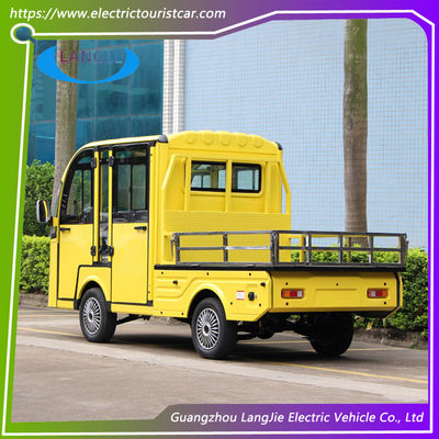 Bốn bánh xe buýt điện Xe buýt 23 chỗ ngồi có cửa / Xe buýt điện mini AC Motor