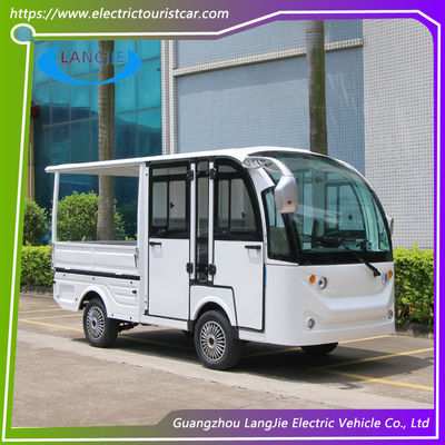 Xe điện chở hàng sân bay 5 chỗ ngồi Xe điện 48V Động cơ AC Có mái che cho công viên