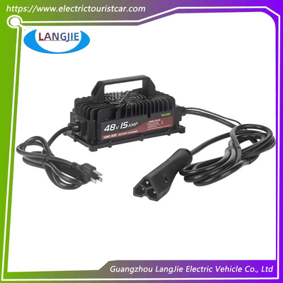 Giá tốt. Bộ sạc ắc quy axit-chì thông minh cho xe golf EZGO RXV với phích cắm hình tam giác, 48V 15A 105Ah trực tuyến