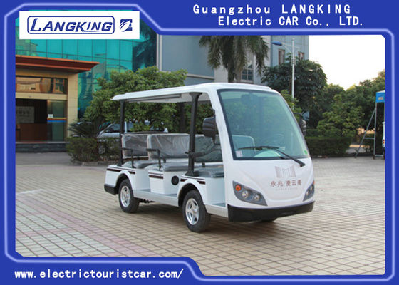 Mô hình 4KW Motor 48V Mô hình tám chỗ Y083A Xe đưa đón điện 18% Khả năng leo núi sử dụng khách sạn / trường đại học / công viên