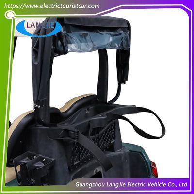 EZGO Bốn bánh xe gôn xe ô tô màu đen PVC phủ mưa gấp