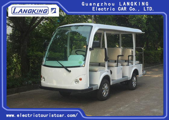 Thời trang Trắng Xe buýt tham quan điện 11 người cho khách sạn / bất động sản