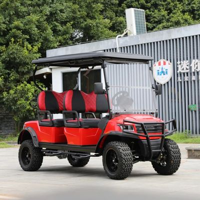48V 4 Seater Electric Golf Cart With 20-30 Km/H Speed And Lead-Acid Battery For Golf Courses