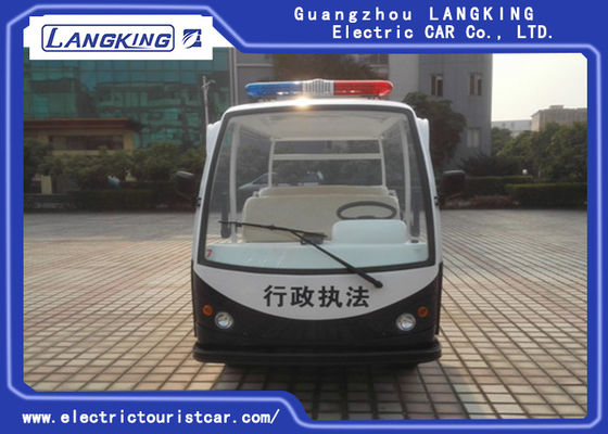 Xe tuần tra điện 4 chỗ cho xe du lịch an ninh với đèn cảnh báo cho khu nghỉ mát
