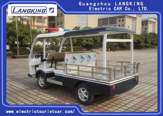 Xe tuần tra điện 4 chỗ cho xe du lịch an ninh với đèn cảnh báo cho khu nghỉ mát