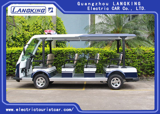 Xe điện làng 11 chỗ ngồi Xe 72V / 5KW có đèn lớn trên ngọn Y113B