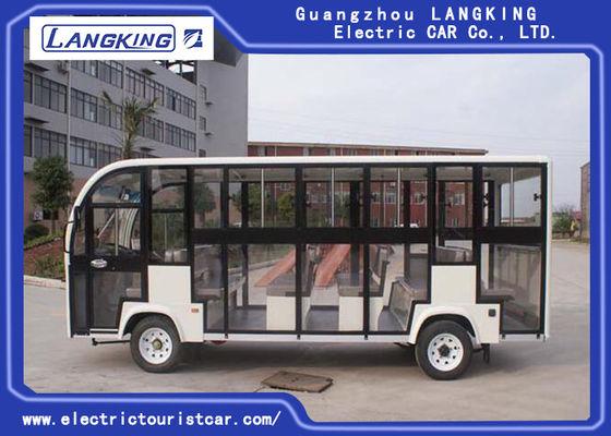 23 chỗ ngồi Xe buýt điện rộng rãi cho các điểm tham quan du lịch  Tốc độ 28m / h