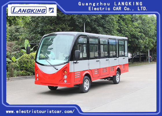 Giá tốt. 14 Hành khách đóng cửa xe tham quan bằng điện với công suất vượt trội 72 Volt 7.5KW Động cơ AC trực tuyến