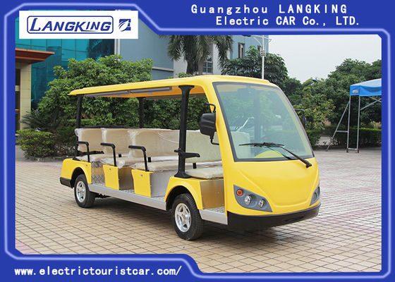 Xe buýt 11 chỗ chở khách nhiều hành khách Xe buýt màu vàng Tiếng ồn thấp