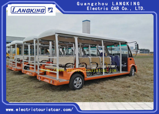 Xe tải điện sử dụng hợp lý, xe điện hợp pháp màu cam 23 chỗ